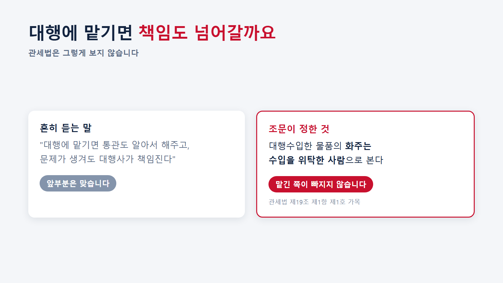 흔히 듣는 말과 조문이 정한 것