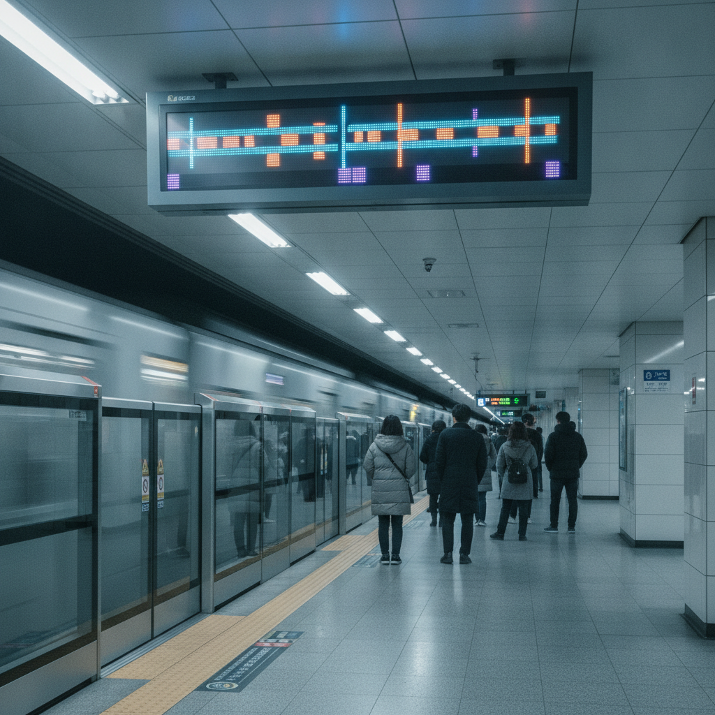Read the platform display before you board, not after.