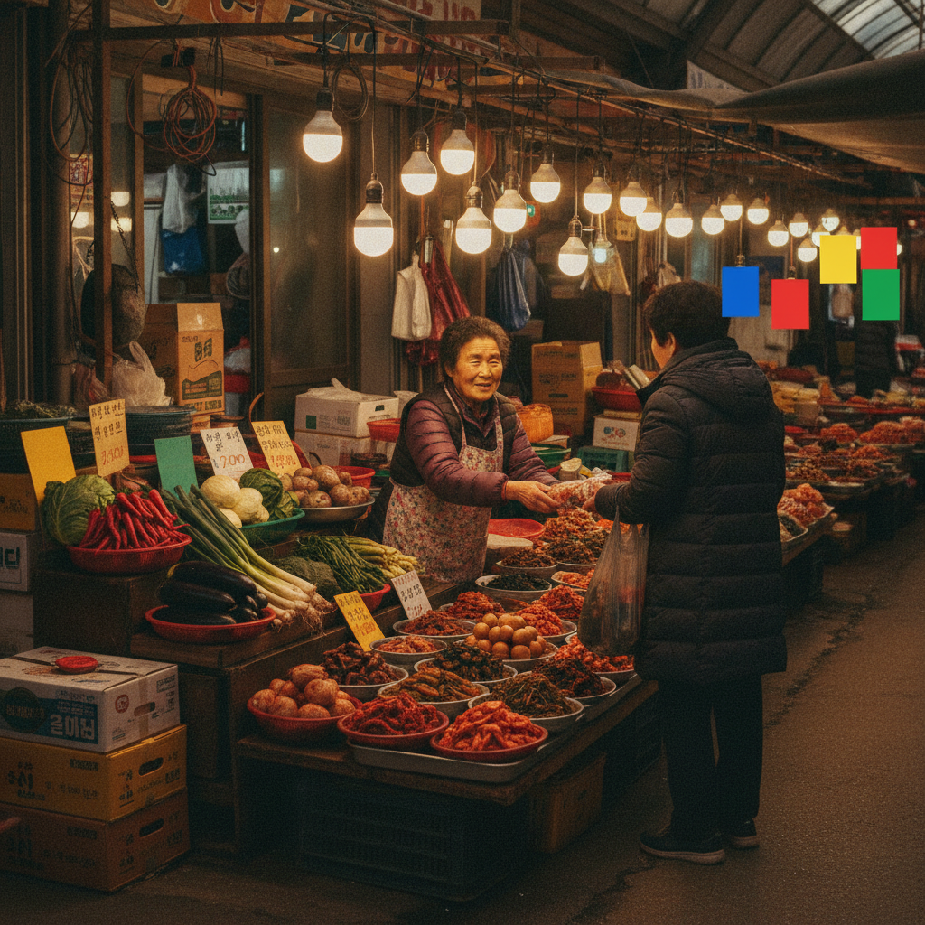The market stall is where a few phrases change your day.