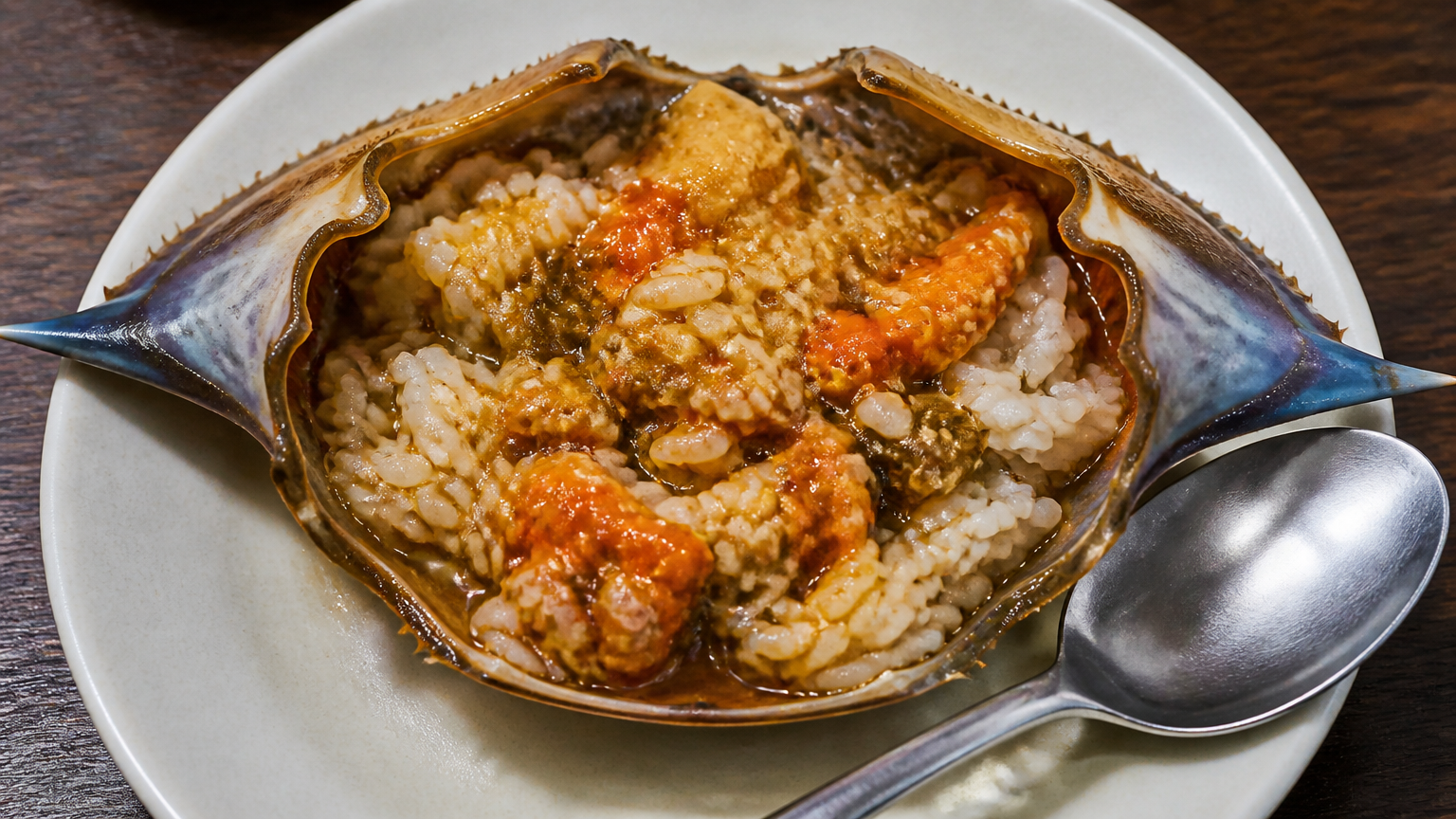 The finished mouthful — this is why it is called the rice thief.