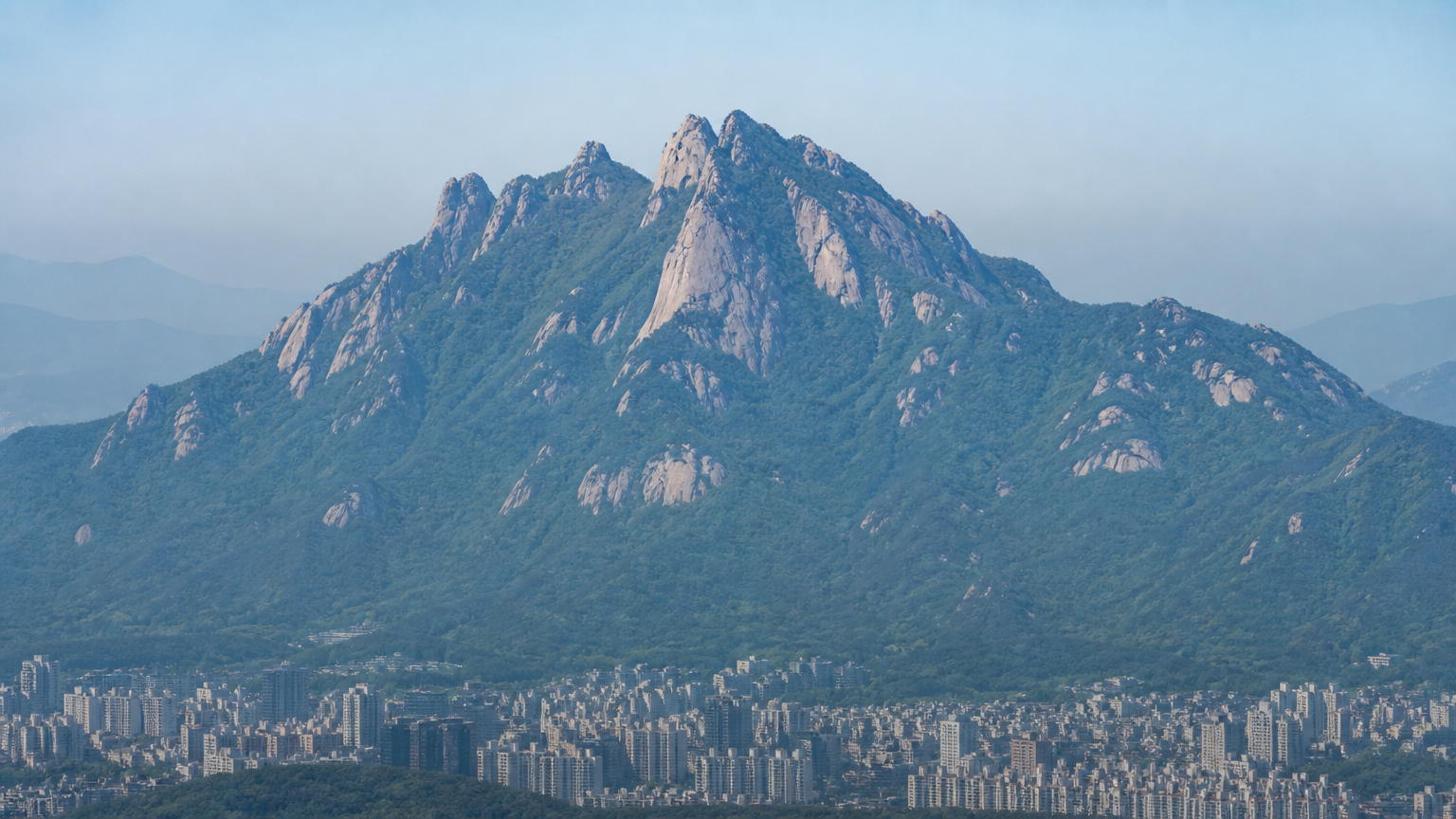 Bukhansan sits on the far northern edge of the city — a full day, not a morning.