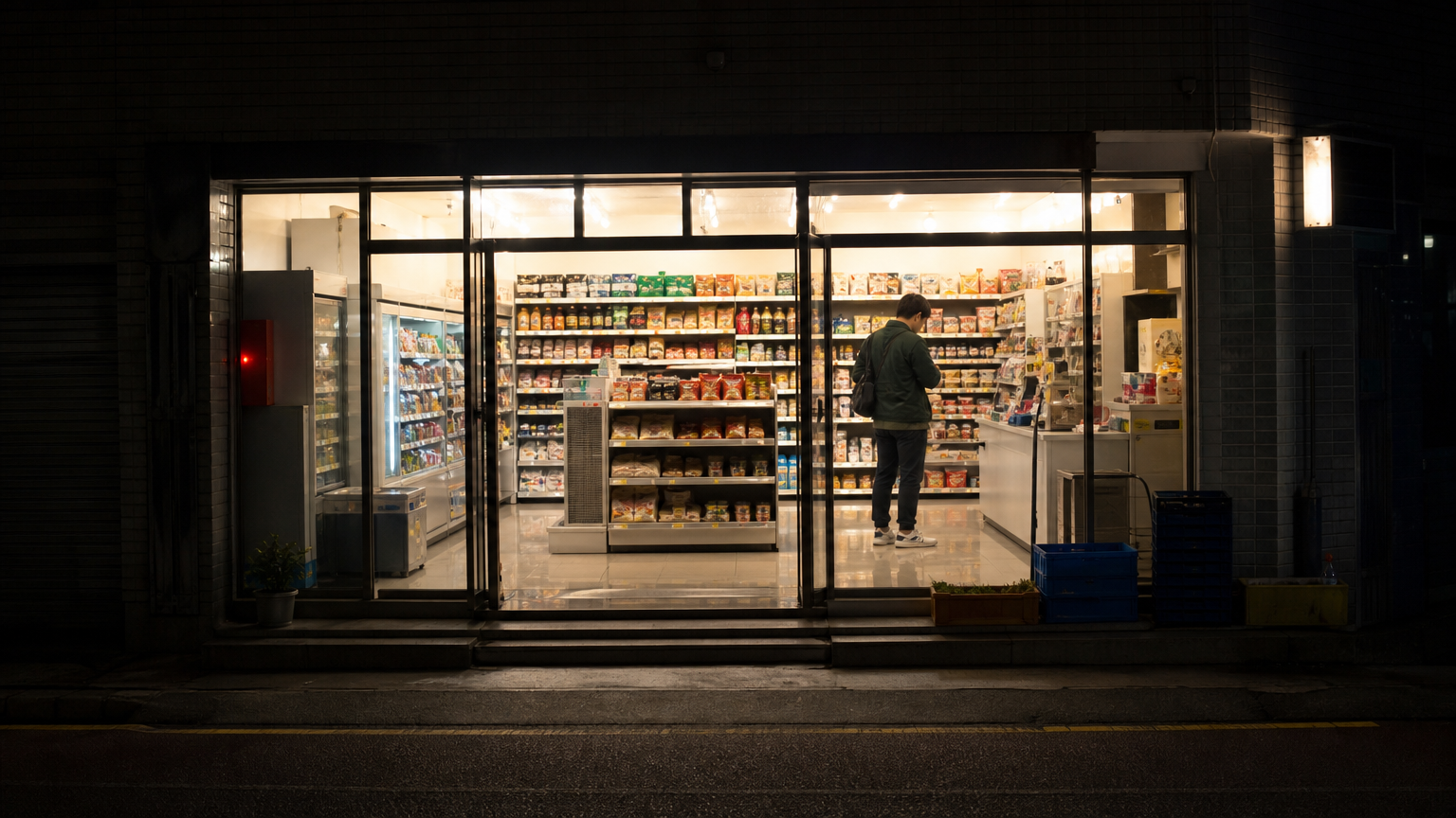 Convenience stores never close. They are the safety net all week.