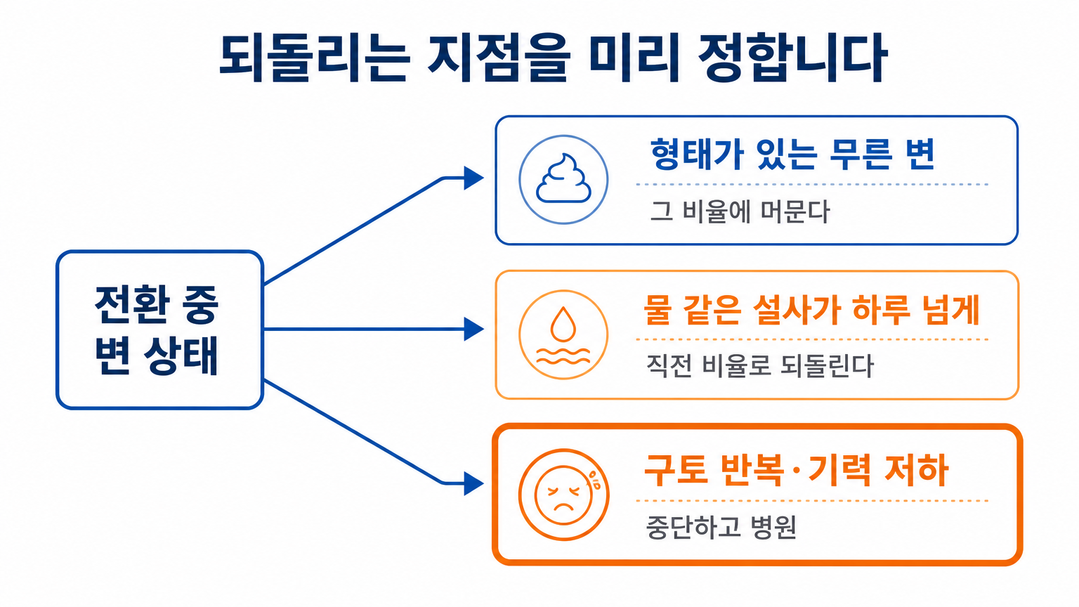 전환 중 변 상태에 따라 갈리는 세 갈래 (댕묘 작성)