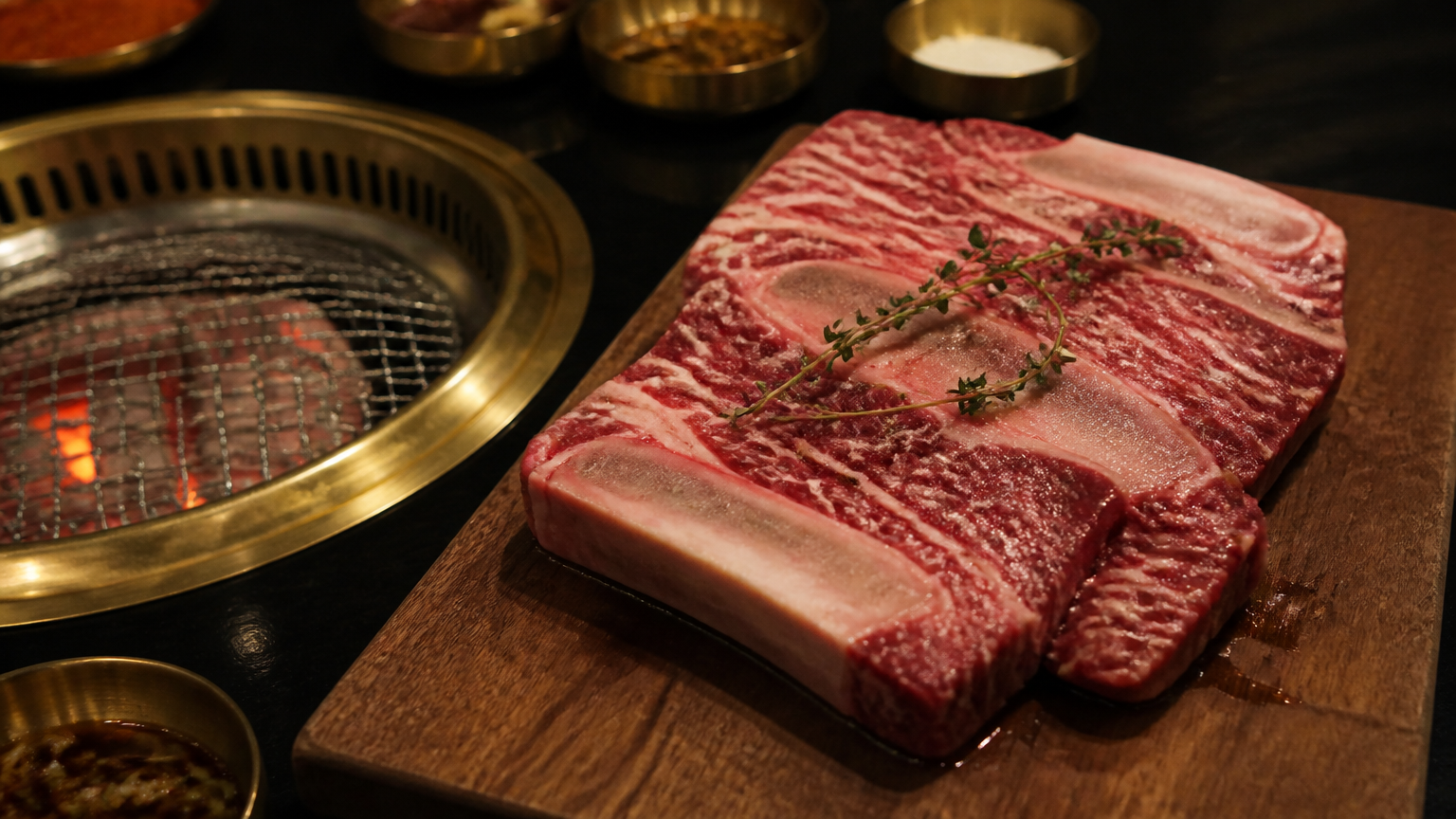 Bone-in beef, brought to the table before it goes near the fire. Illustrative image.