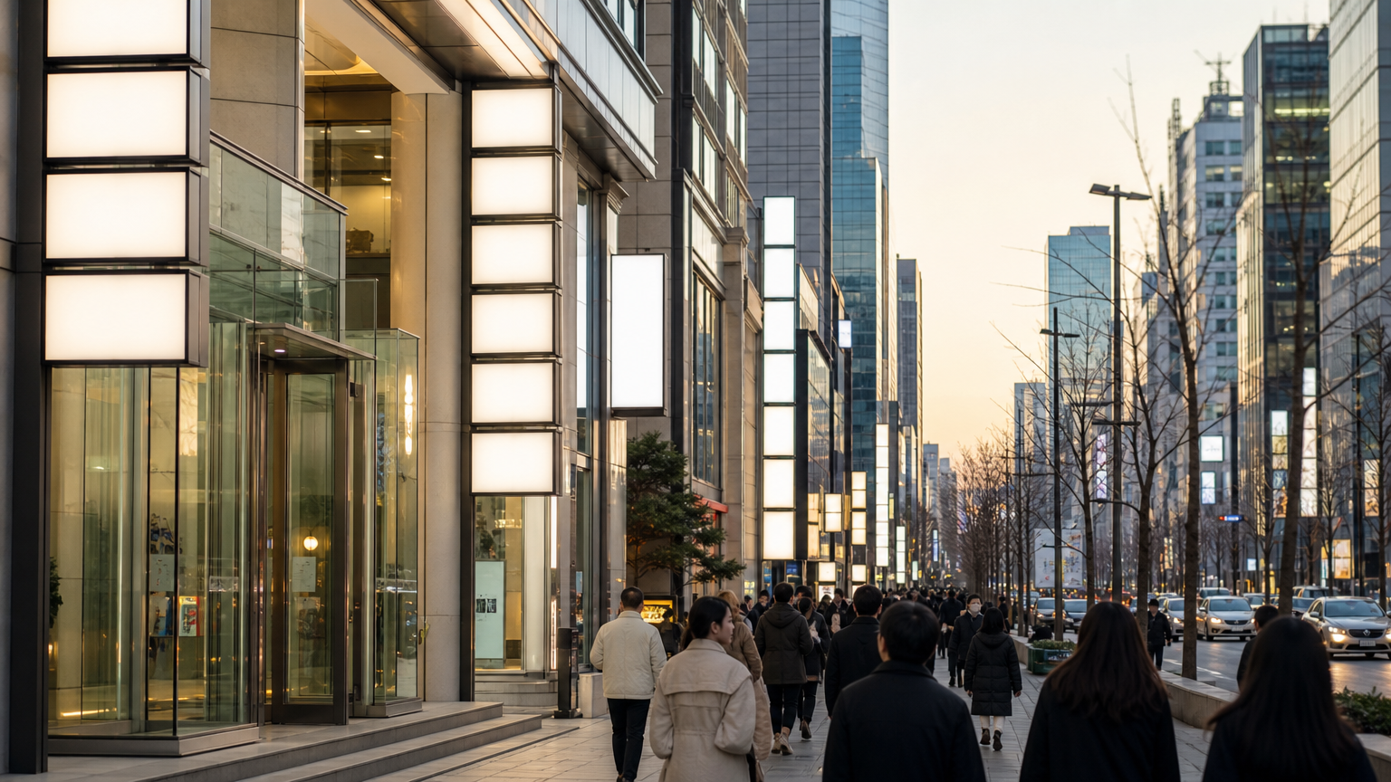 A Gangnam street where the upper floors are almost all clinics. Illustrative image.