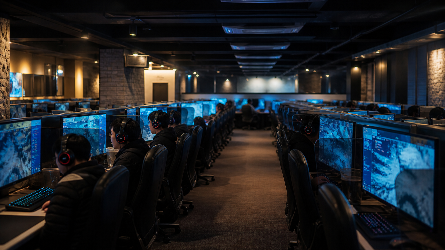 Rows of identical seats, and nobody at the door to meet you. Illustrative image.