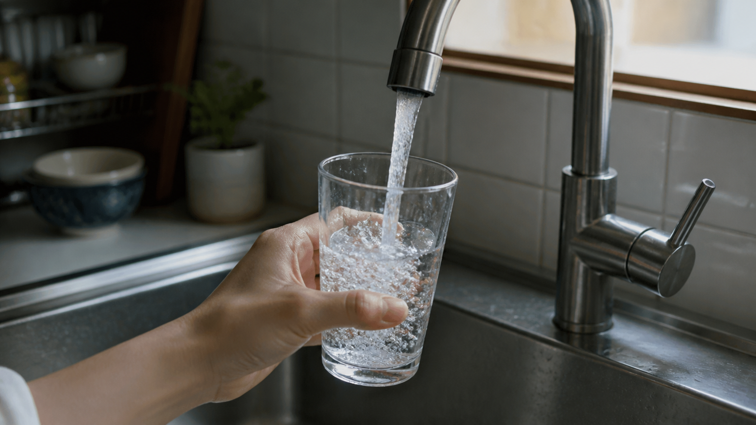 The tap most Korean households have never really gone back to. Illustration generated for Jeong, Korea.