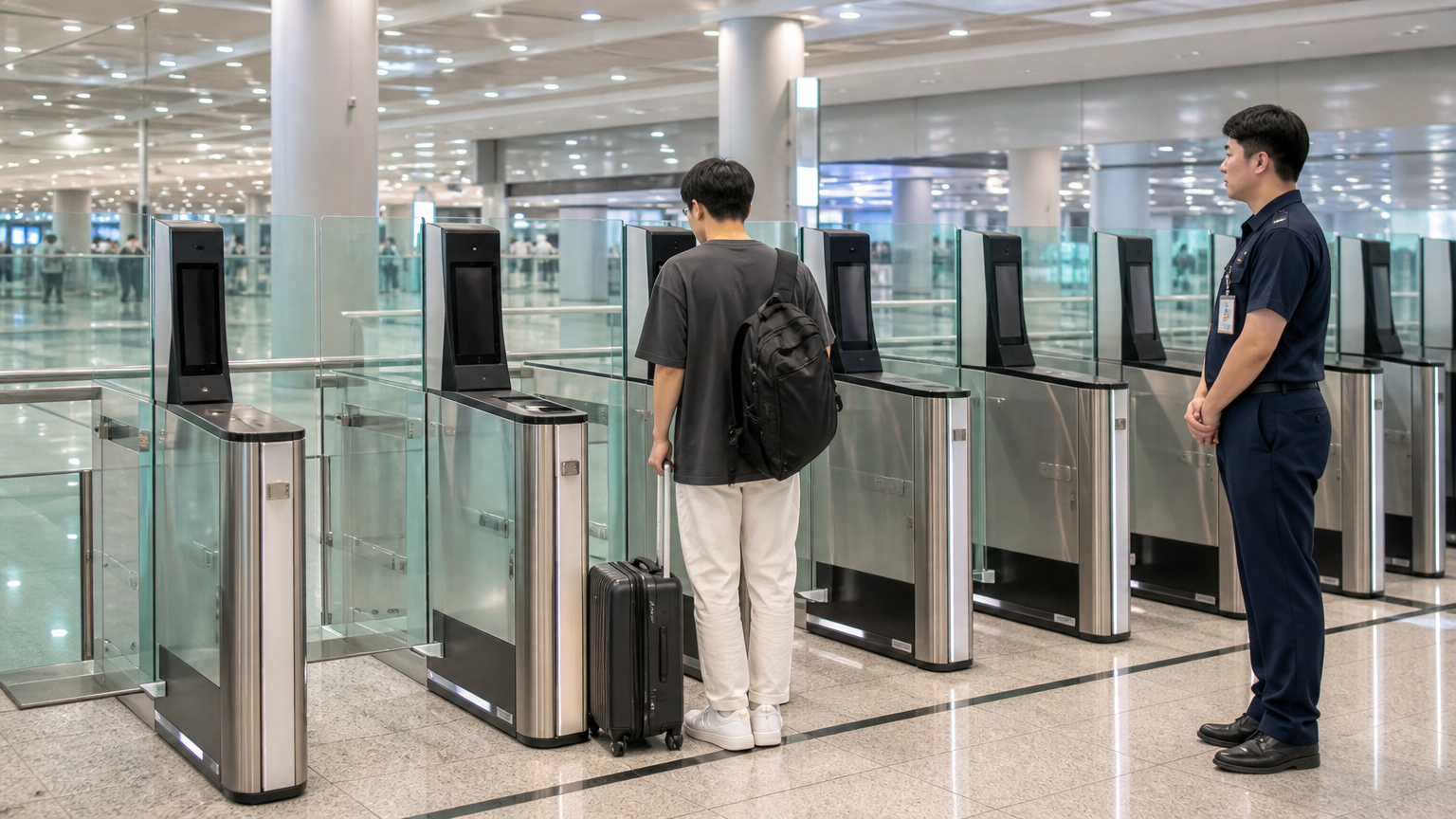 Automated gates still expect the declaration to have been made, on paper or online.