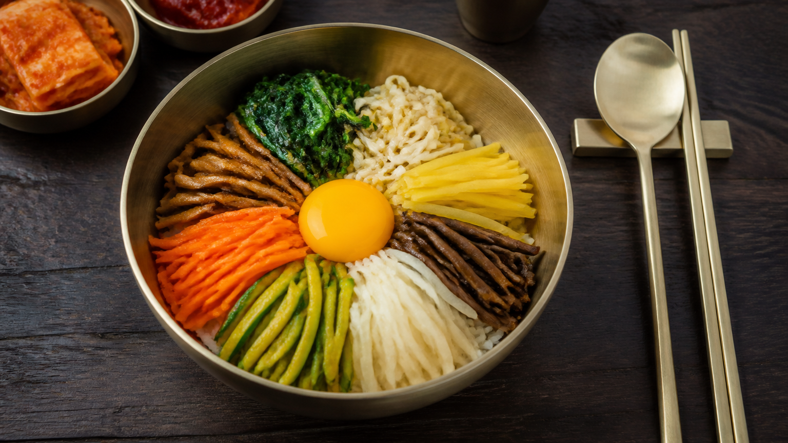 Unmixed. The arrangement is for presentation, not for eating in sections.