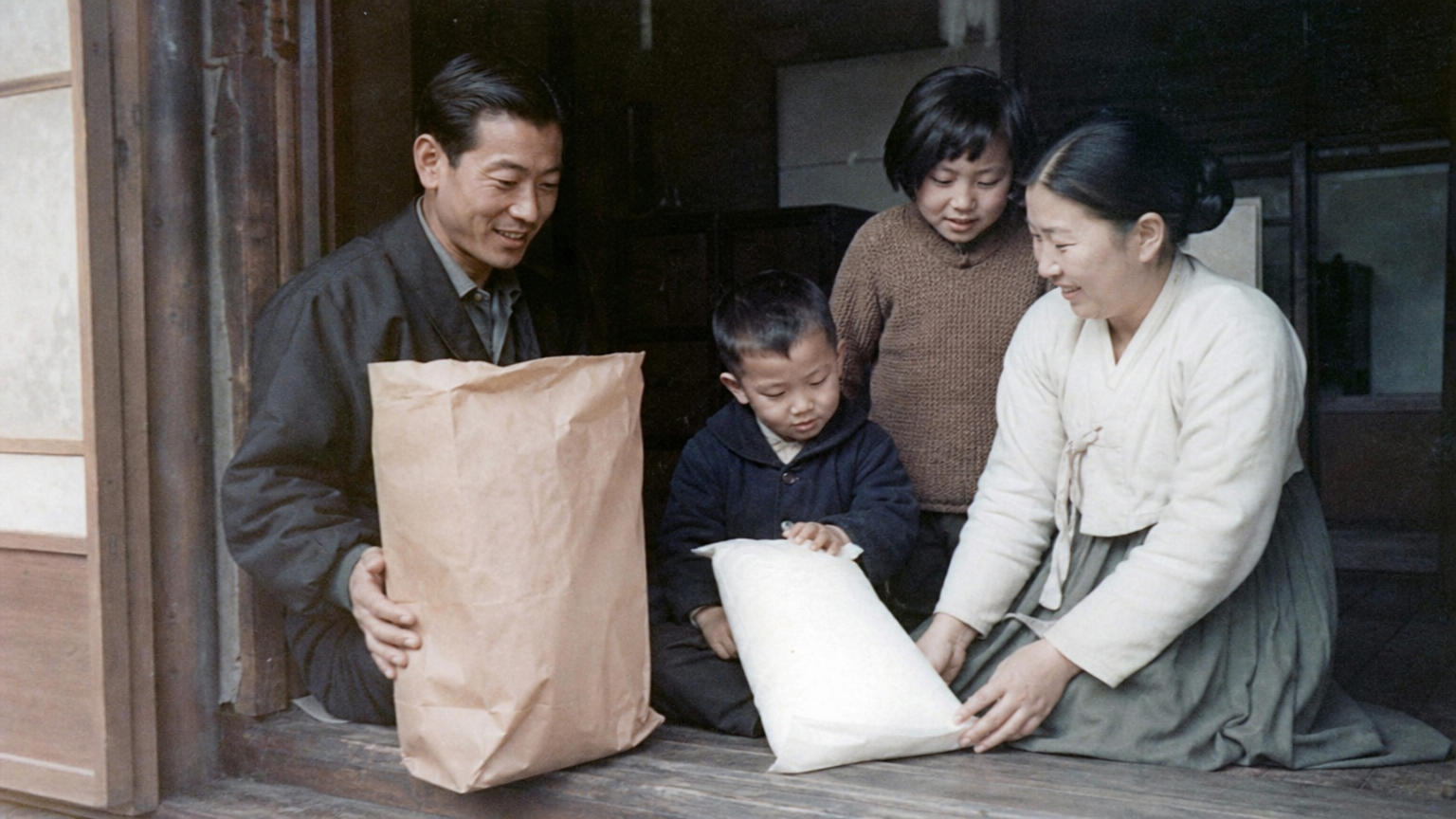 In the 1950s and early 60s, sugar and flour were the gift