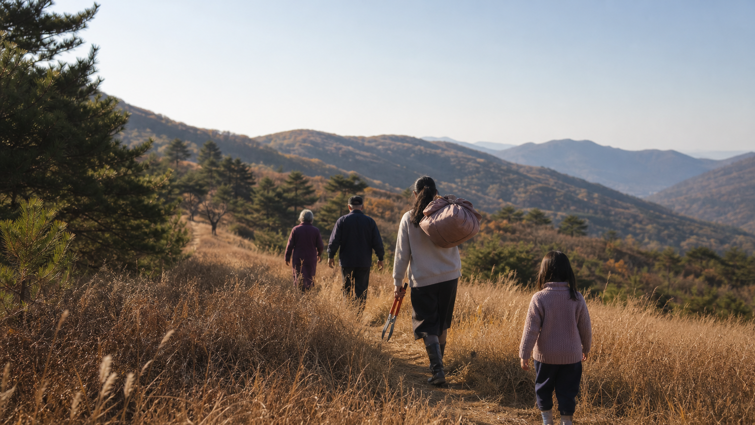 Seongmyo: many families travel to tend ancestral graves