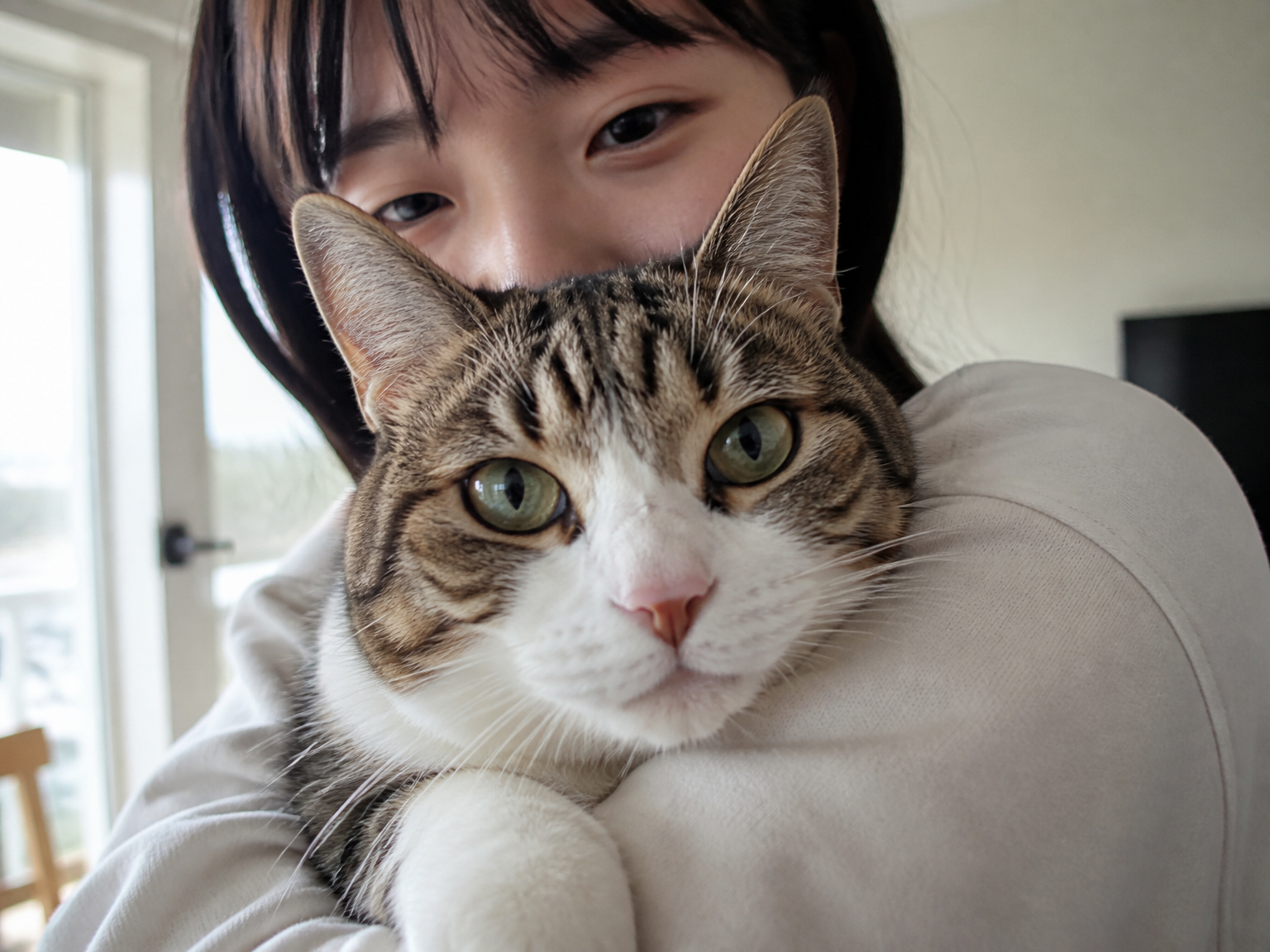 안고 있다가 처음 알아채는 경우가 많습니다