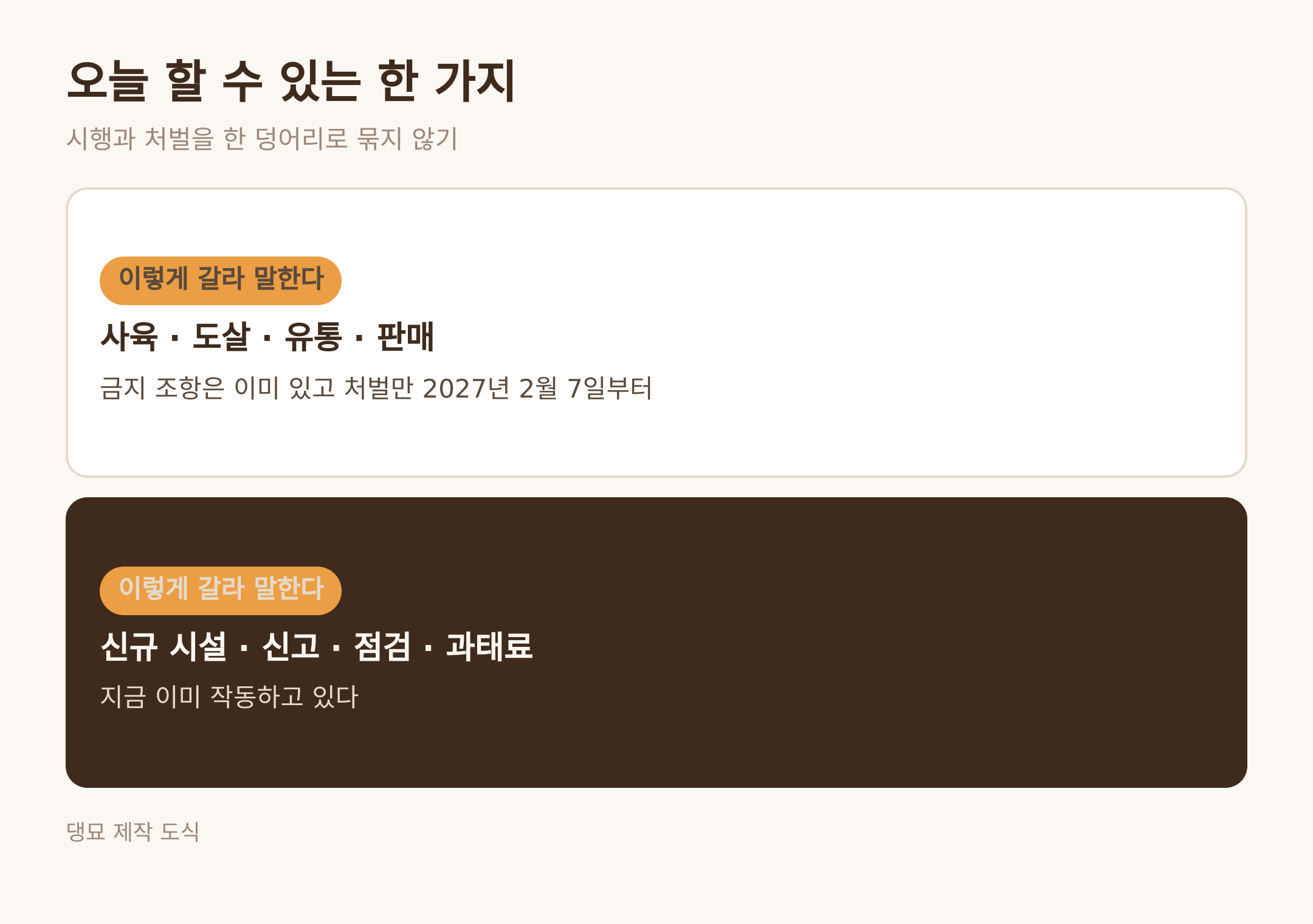 오늘 할 수 있는 한 가지 · 댕묘 제작 도식
