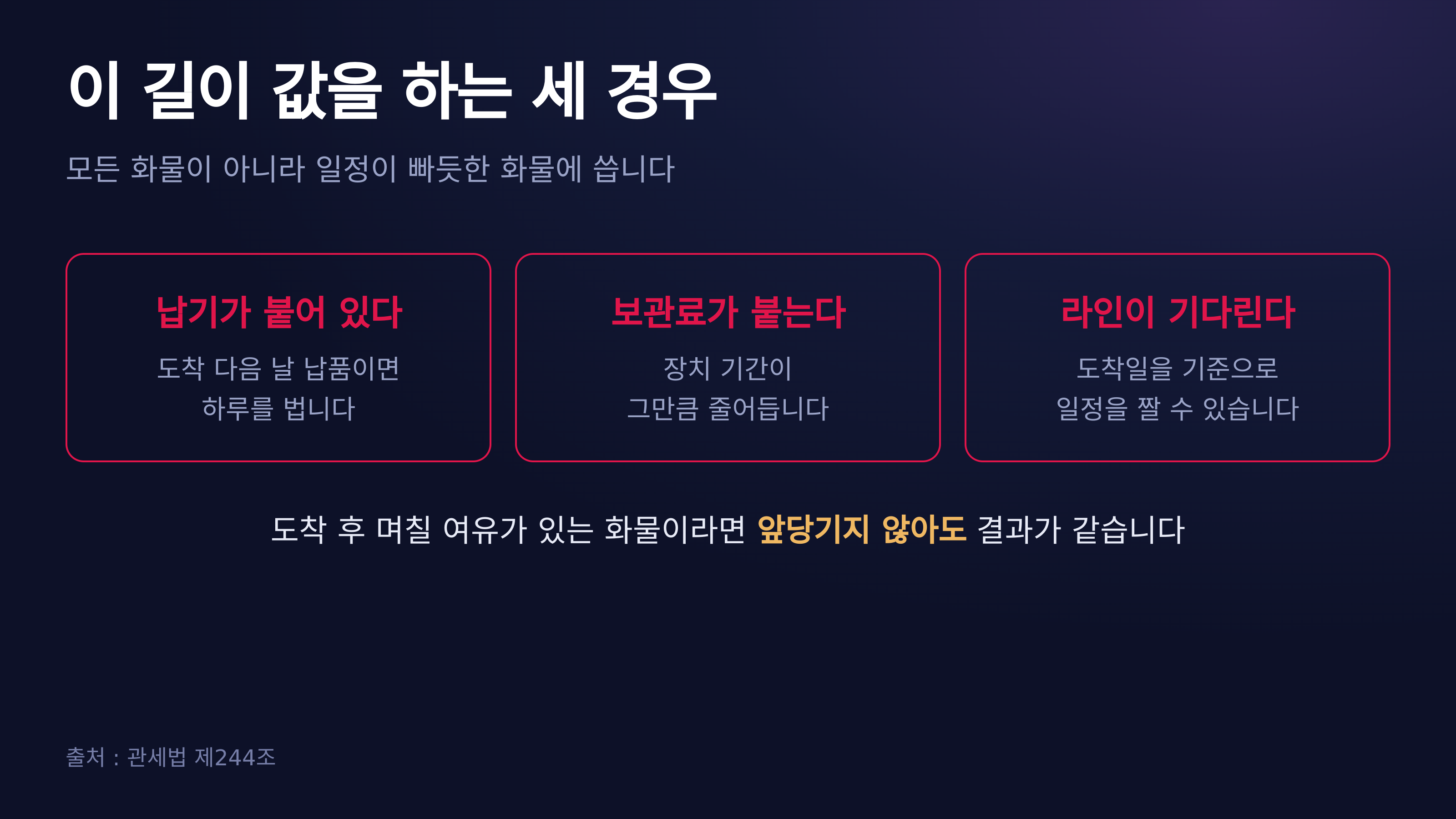 이 길이 값을 하는 세 경우