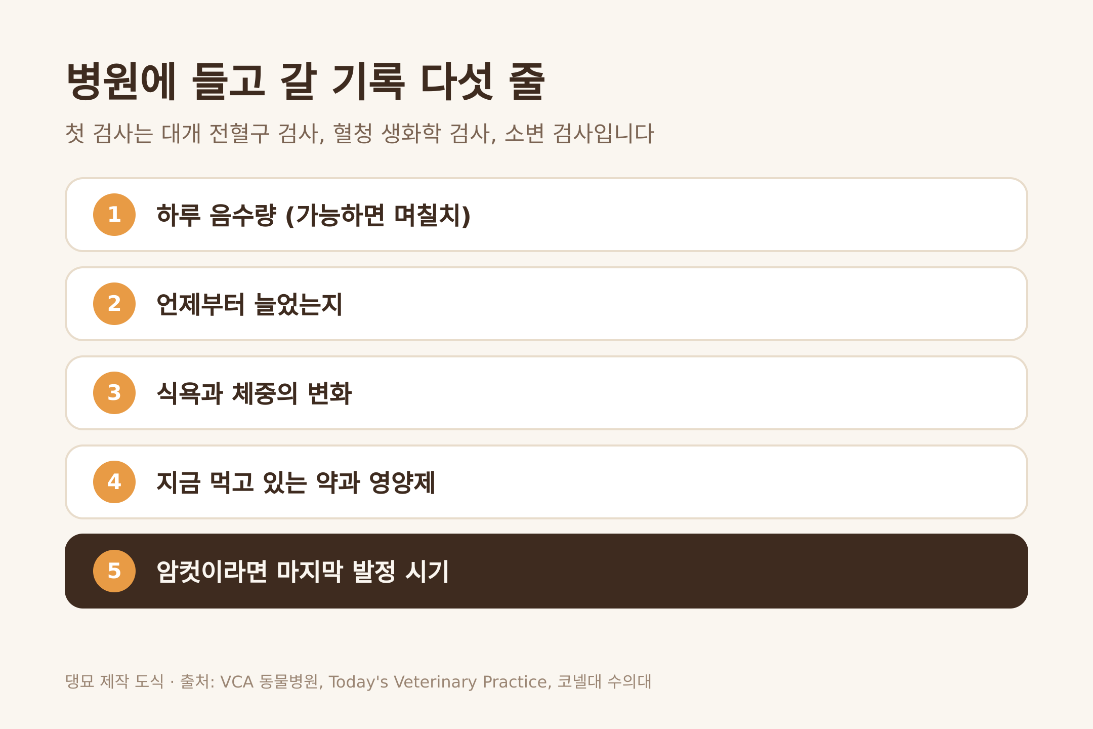 병원에 들고 갈 기록 다섯 줄 (댕묘 제작 도식)