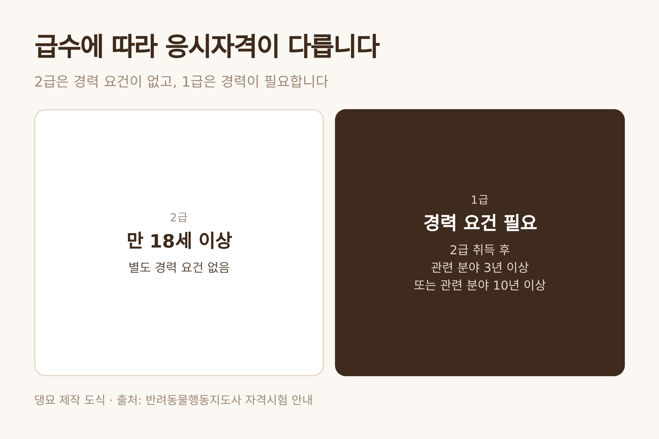 댕묘 제작 도식 · 출처: 반려동물행동지도사 자격시험 안내