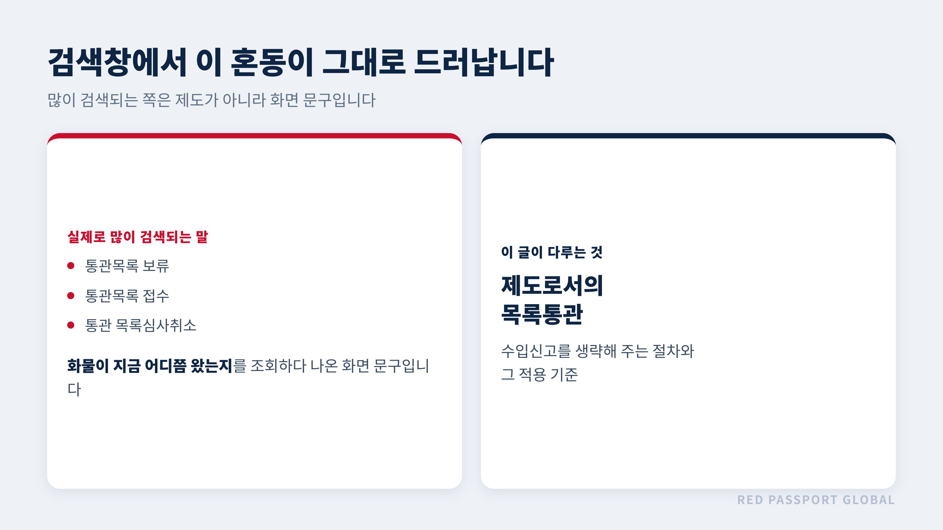 검색에서 드러나는 두 말의 혼동