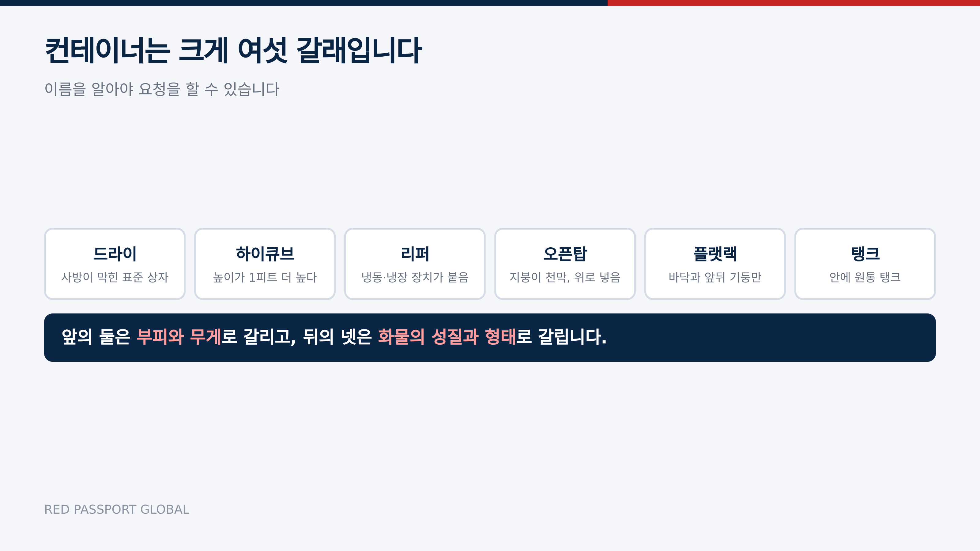실무에서 쓰는 여섯 갈래