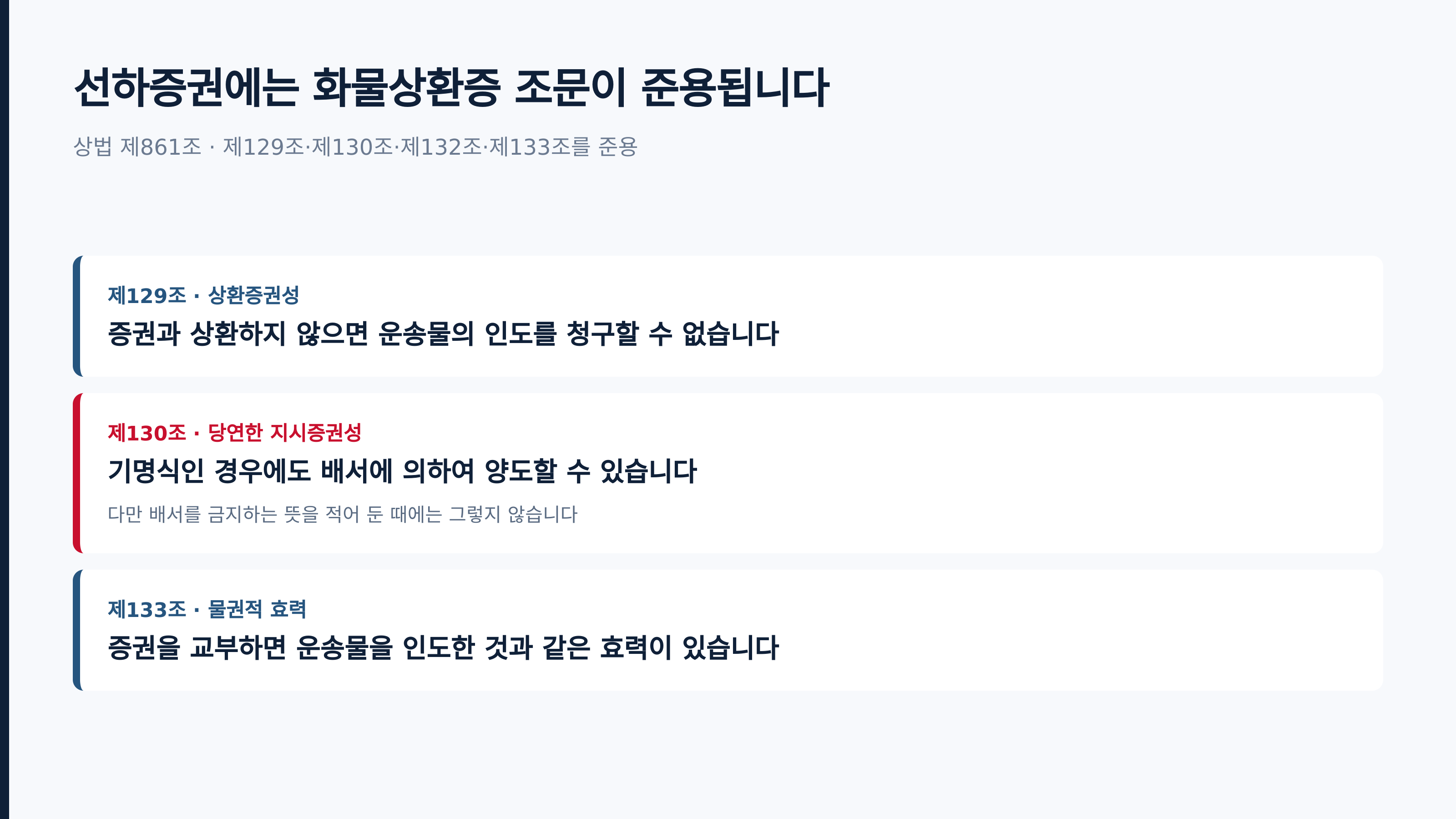 상법 제861조가 준용하는 세 조문